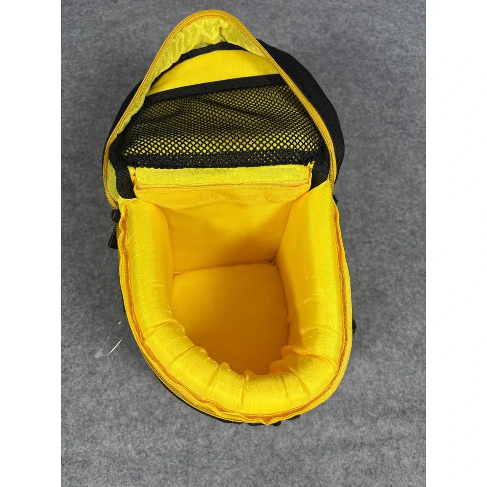 Ruggard LCY-16X4‎ Lens Case 6x8 Black Yellow Water Resistant Padded Nylon